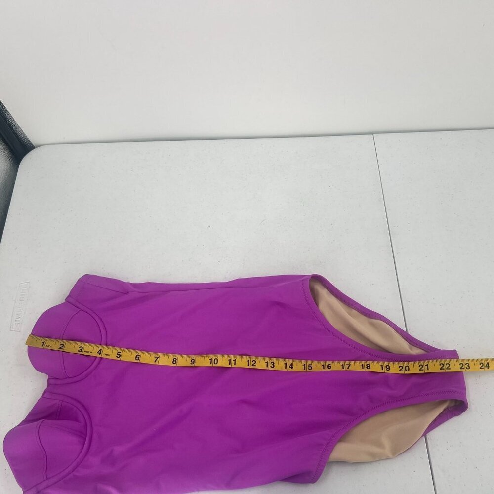 J. Crew Women Size 0 Long Purple Balconette One Piece Swimsuit - Picture 5 of 9